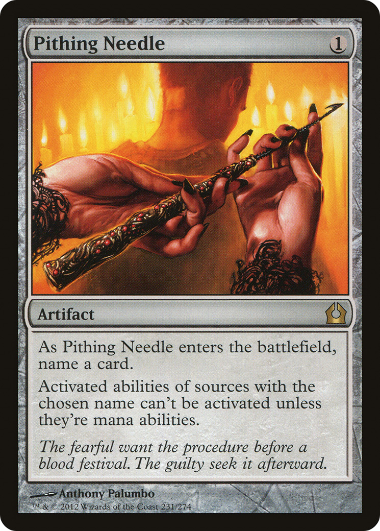 Pithing Needle (RTR-231) - Return to Ravnica Foil