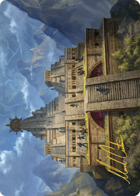 Barracks of the Thousand // Barracks of the Thousand (ALCI-006) - The Lost Caverns of Ixalan Art Series (Borderless)