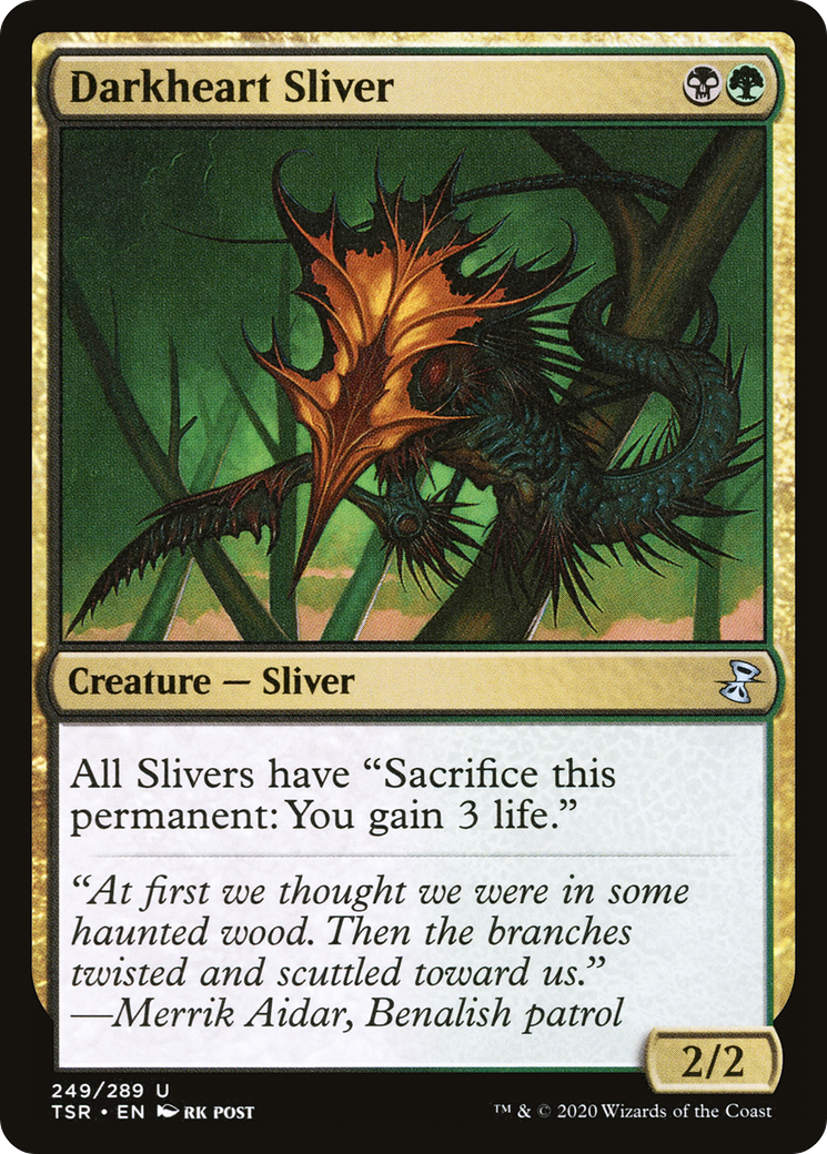 Darkheart Sliver (TSR-249) - Time Spiral Remastered