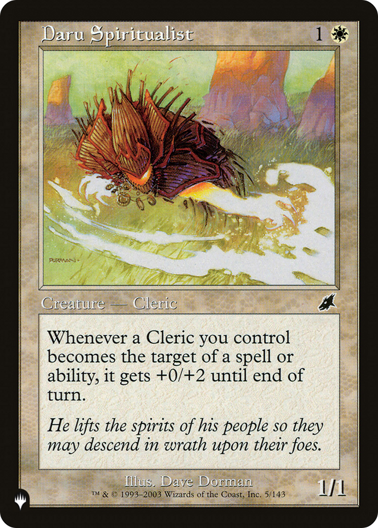 Daru Spiritualist (LIST-5/143) - The List
