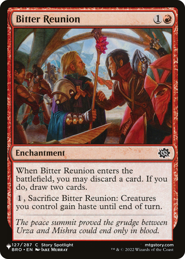 Bitter Reunion (LIST-127/012) - The List