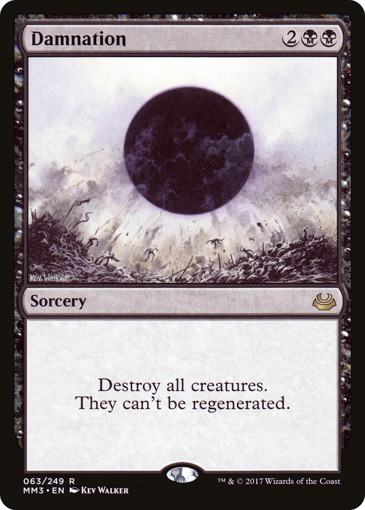 Damnation (MM3-063) - Modern Masters 2017 Foil