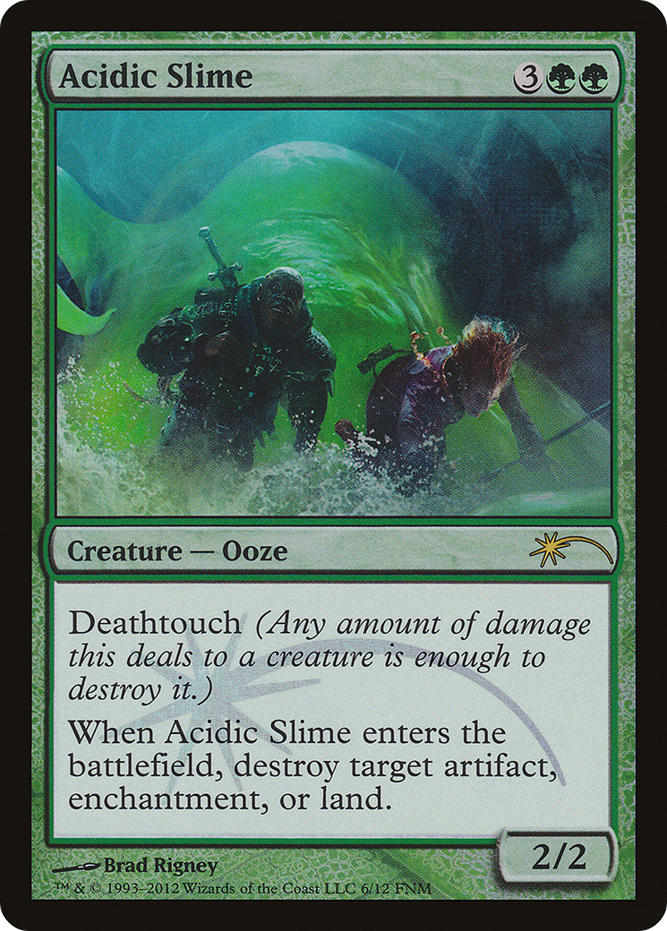 Acidic Slime (FNM-006) - Friday Night Magic 2012 Foil