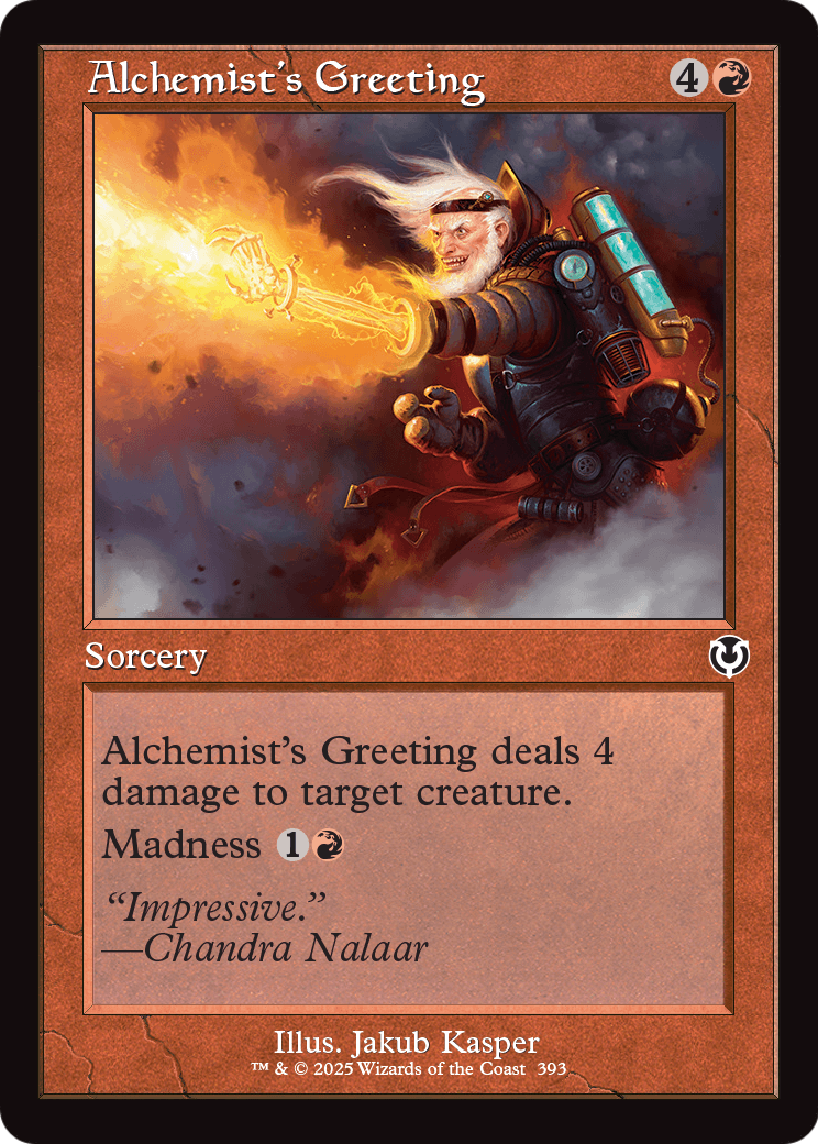 Alchemist's Greeting (Retro Frame) (INR-393) - Innistrad Remastered Foil