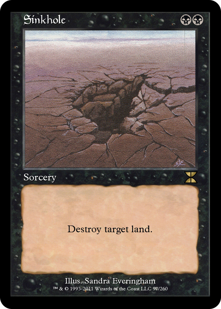 Sinkhole (ME4-097) - Masters Edition IV Foil