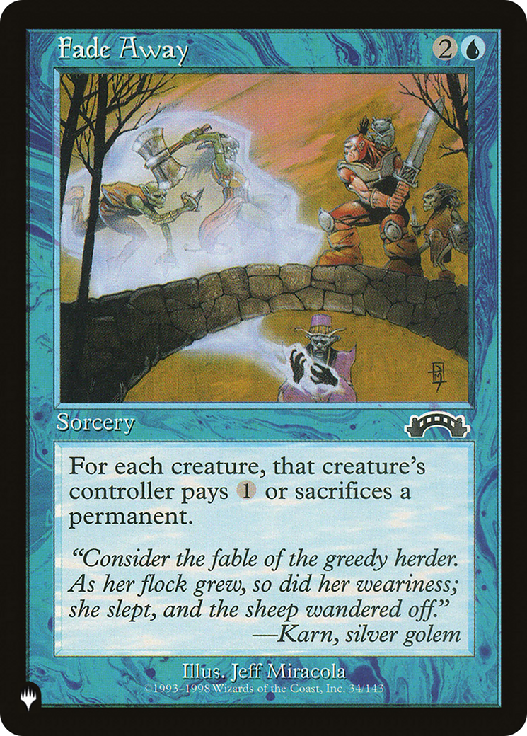 Fade Away (LIST-34/143) - The List