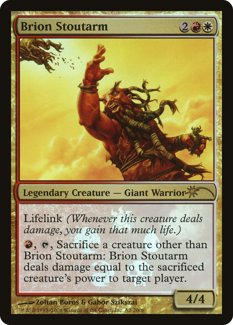 Brion Stoutarm (MEDIA-0A2) - Lorwyn Promos Foil
