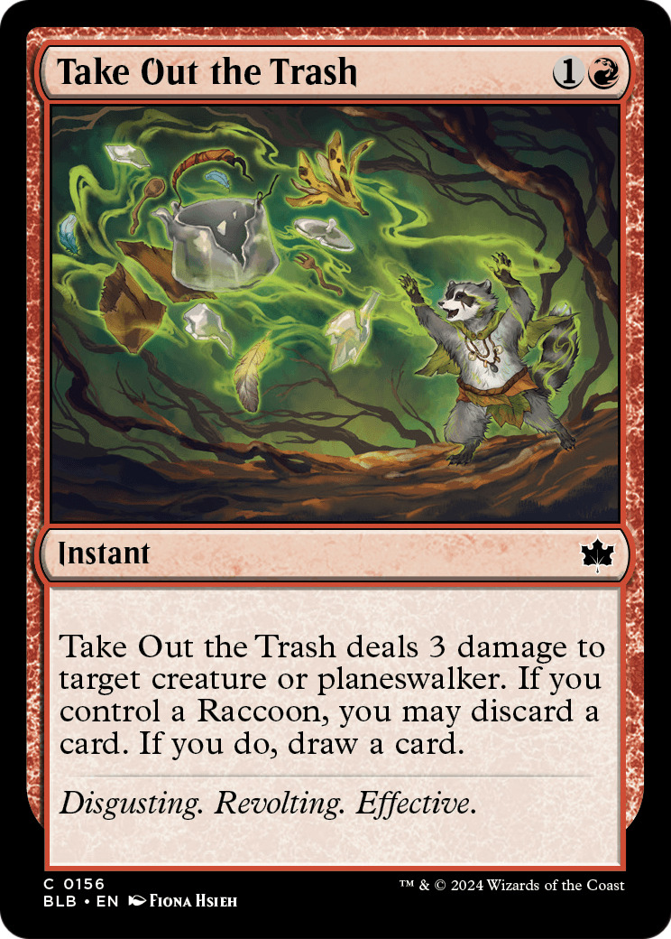 Take Out the Trash (BLB-156) - Bloomburrow Foil