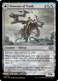 Drowner of Truth (MH3-253) - Modern Horizons 3: (devoid) Foil