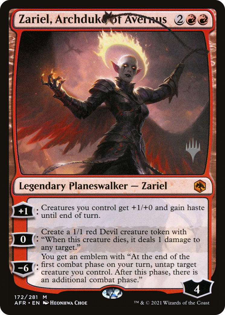 Zariel, Archduke of Avernus (PPAFR-172) - Adventures in the Forgotten Realms Promos