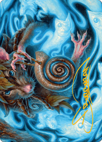 Mind Spiral // Mind Spiral (ABLB-008) - Bloomburrow Art Series (Borderless) Foil