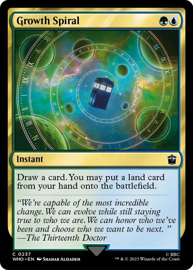 Growth Spiral (WHO-237) - Doctor Who Foil