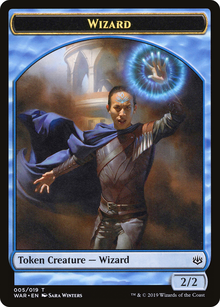 Wizard Token (WAR-005) - War of the Spark Tokens