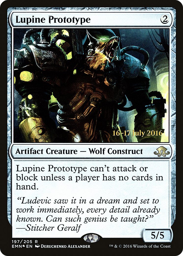 Lupine Prototype (PRE-197) - Eldritch Moon Promos Foil