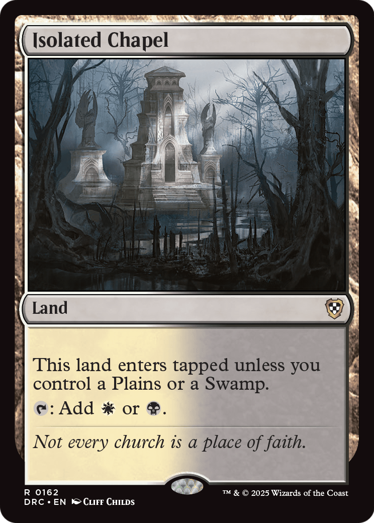 Isolated Chapel (DRC-162) - Commander: Aetherdrift