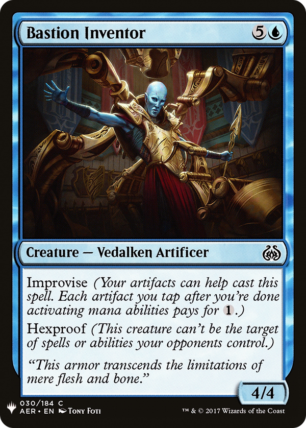 Bastion Inventor (LIST-030) - The List