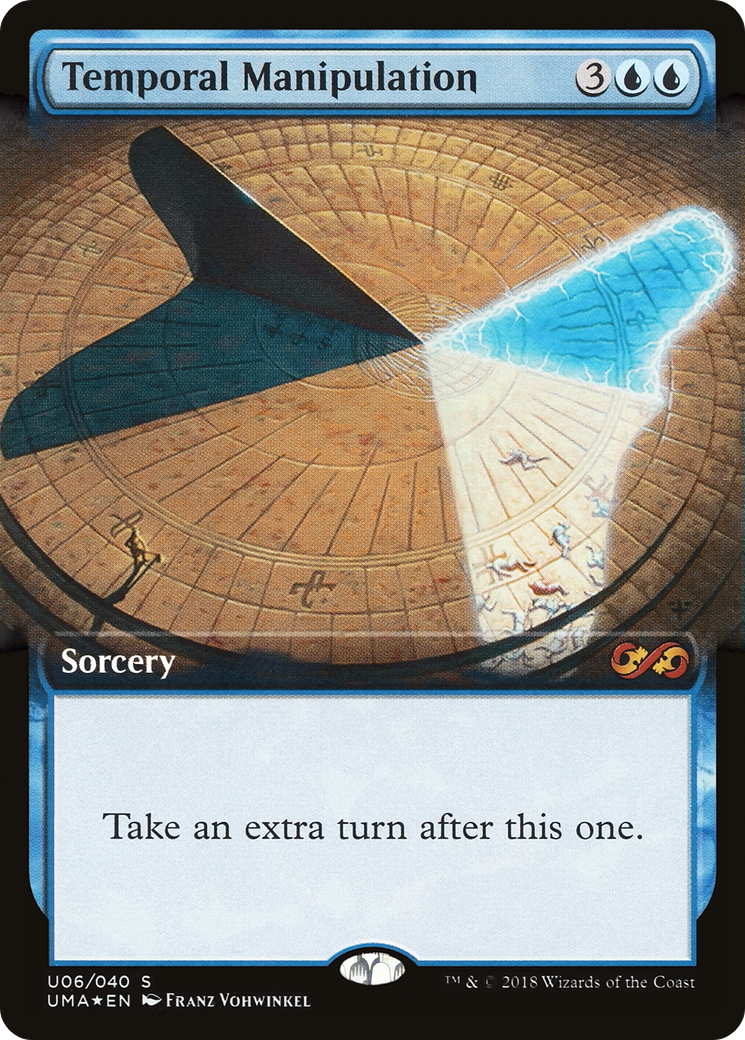 Temporal Manipulation (UMA:BT-U06) - Ultimate Box Topper: (Extended Art) Foil