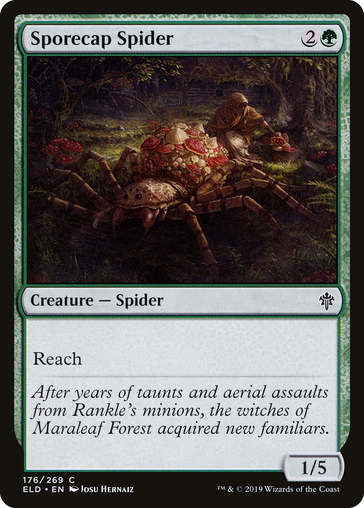 Sporecap Spider (ELD-176) - Throne of Eldraine Foil