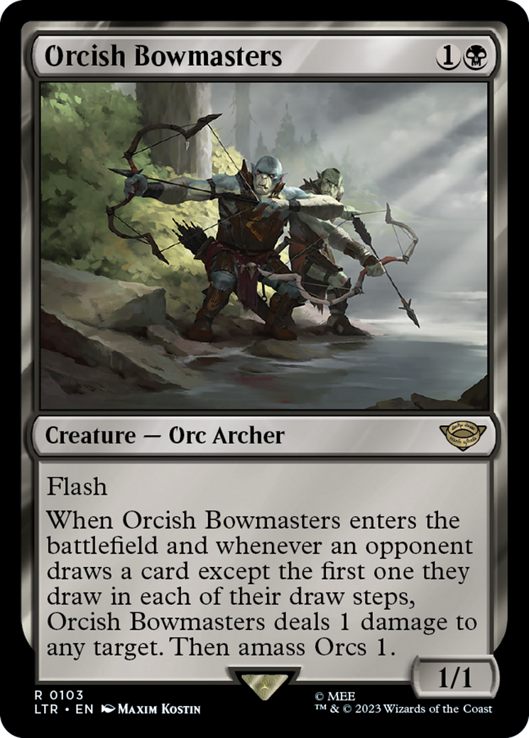 Orcish Bowmasters (LTR-103) - The Lord of the Rings: Tales of Middle-earth Foil