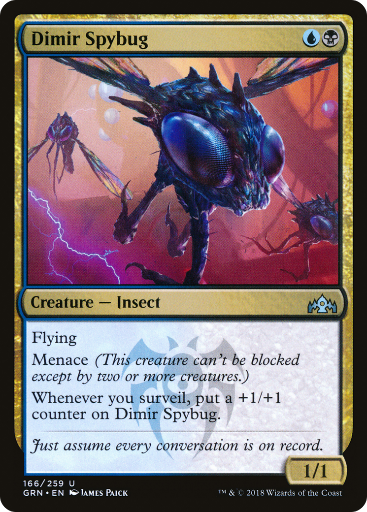 Dimir Spybug (GRN-166) - Guilds of Ravnica Foil