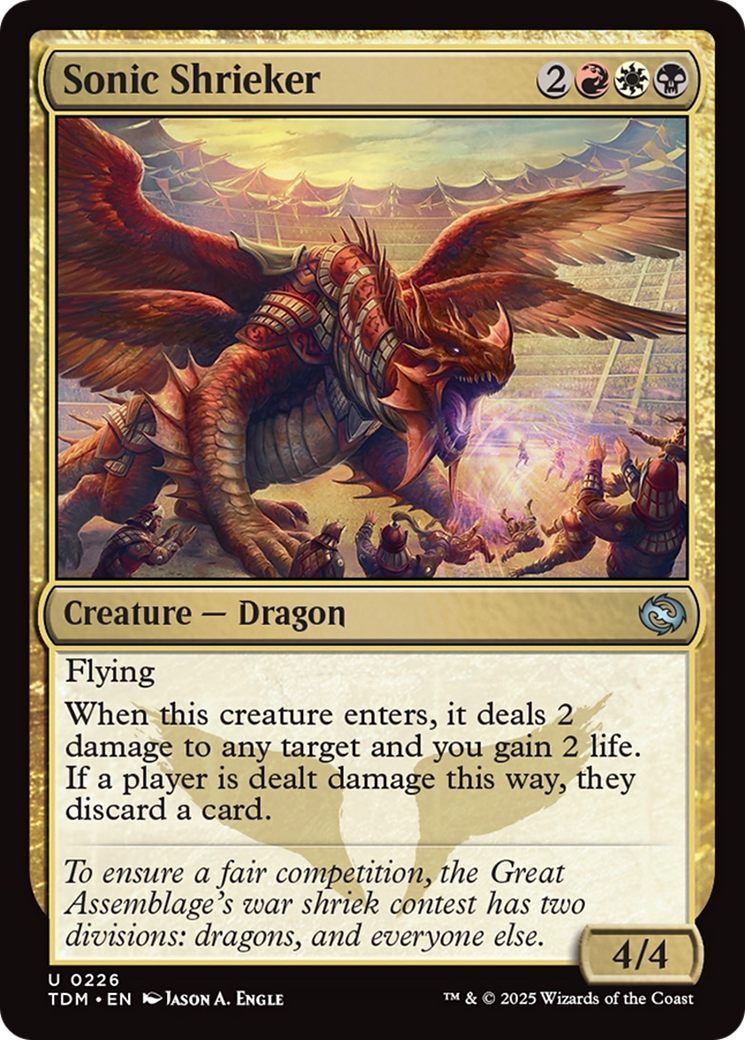 Sonic Shrieker (TDM-226) - Tarkir: Dragonstorm