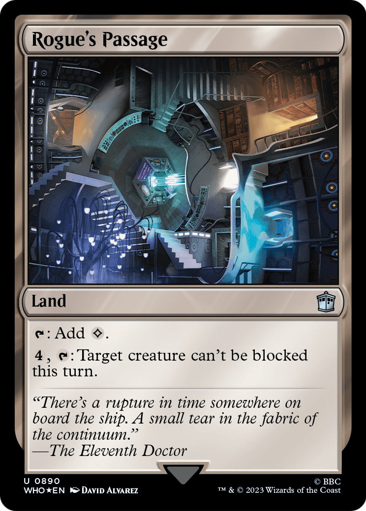 Rogue's Passage (Surge Foil) (WHO-890) - Doctor Who Foil