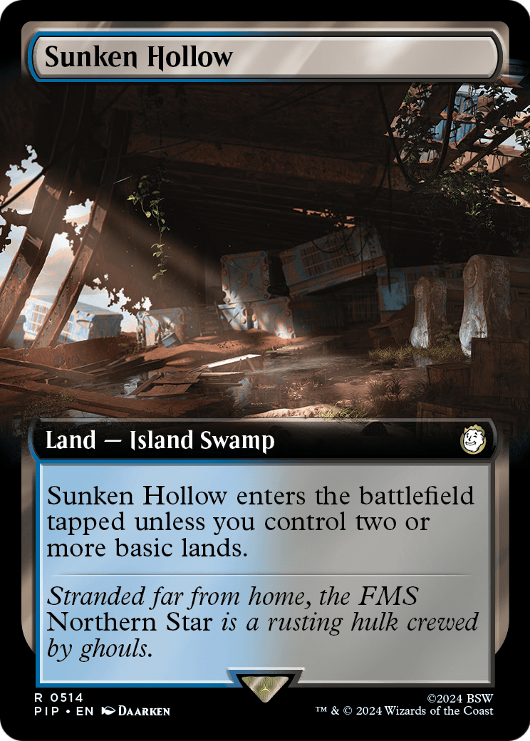 Sunken Hollow (Extended Art) (PIP-514) - Fallout: (Extended Art) Foil