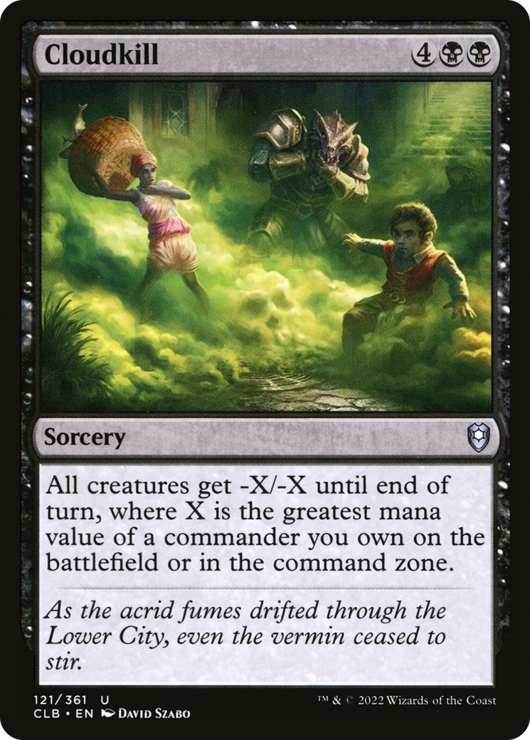 Cloudkill (CLB-121) - Commander Legends: Battle for Baldur's Gate Foil