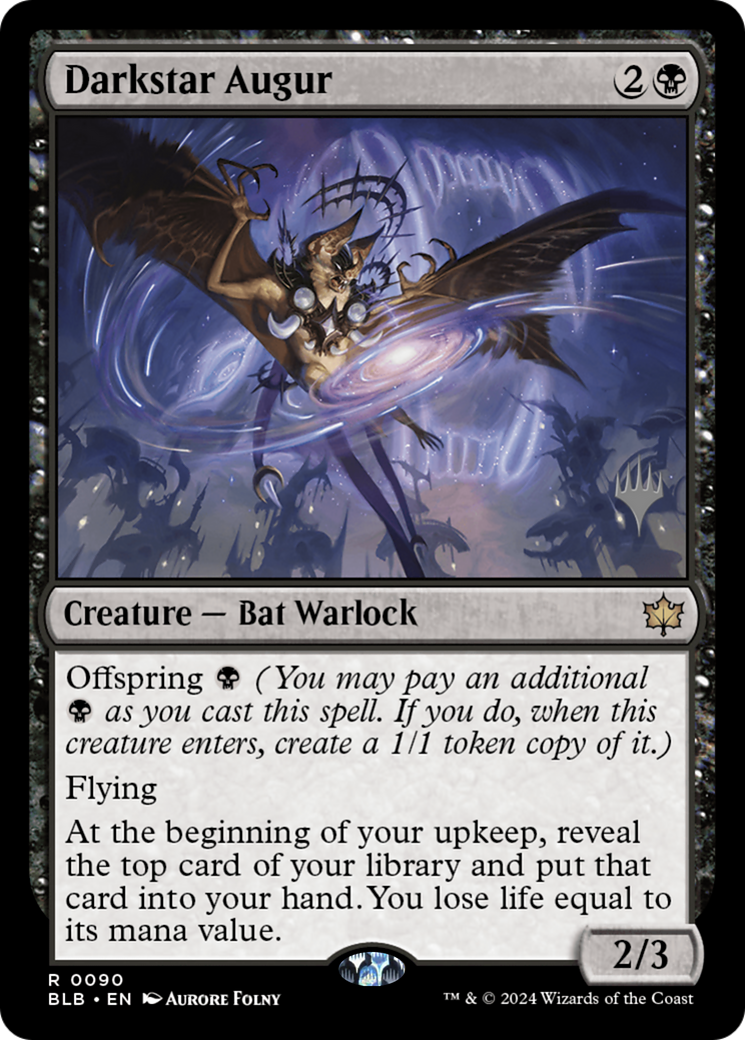 Darkstar Augur (PPBLB-090) - Bloomburrow Promos