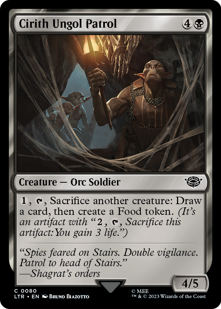 Cirith Ungol Patrol (LTR-080) - The Lord of the Rings: Tales of Middle-earth Foil