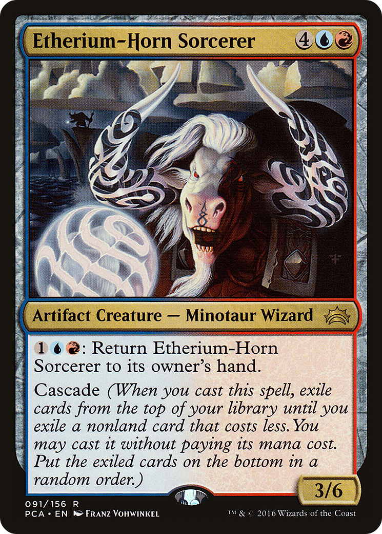 Etherium-Horn Sorcerer (PCA-091) - Planechase Anthology
