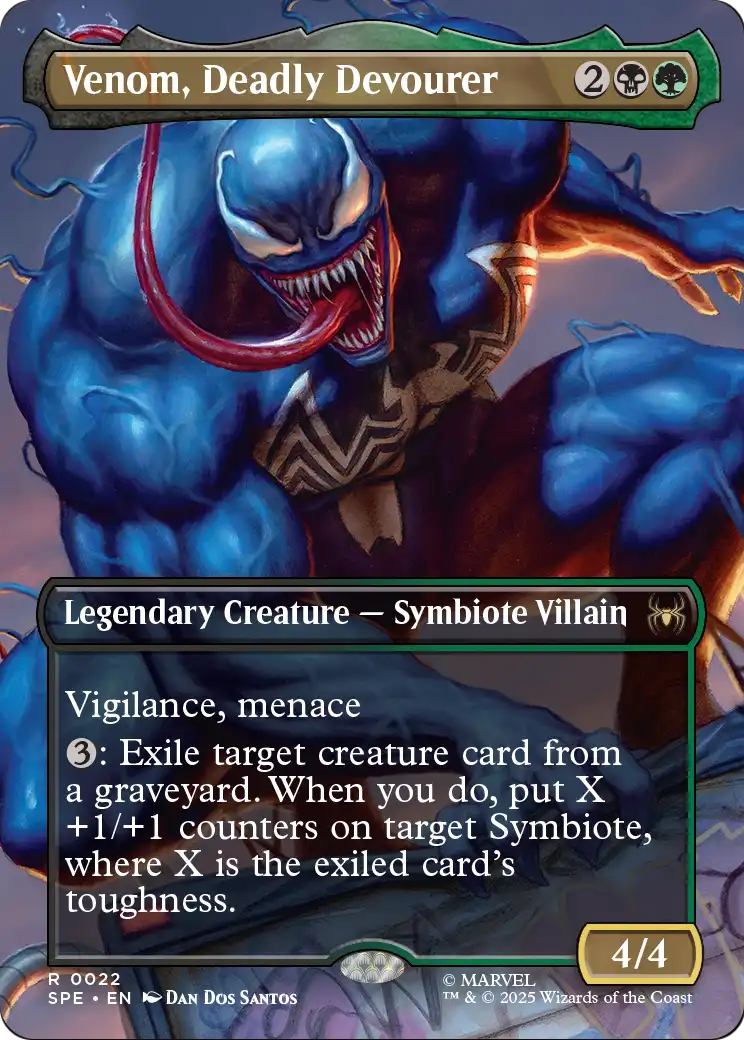 Venom, Deadly Devourer (Borderless) (SPE-022) - Marvel's Spider-Man: Eternal-Legal