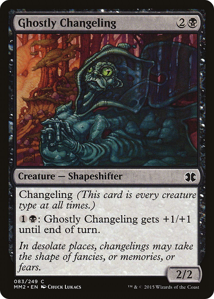 Ghostly Changeling (MM2-083) - Modern Masters 2015 Foil