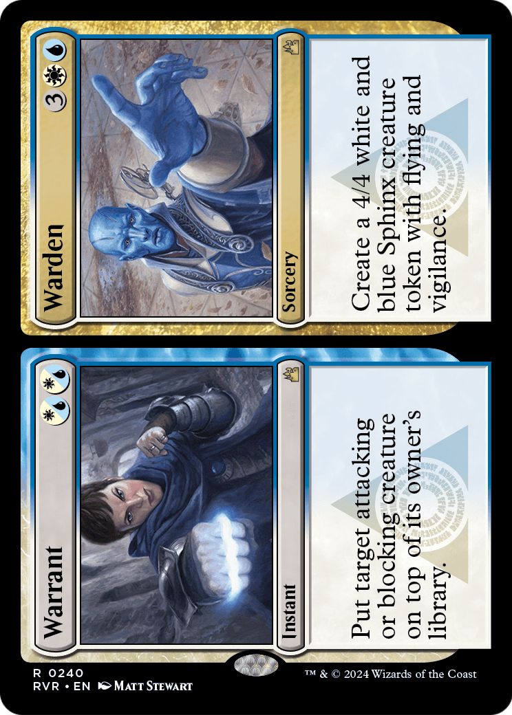 Warrant // Warden (RVR-240) - Ravnica Remastered