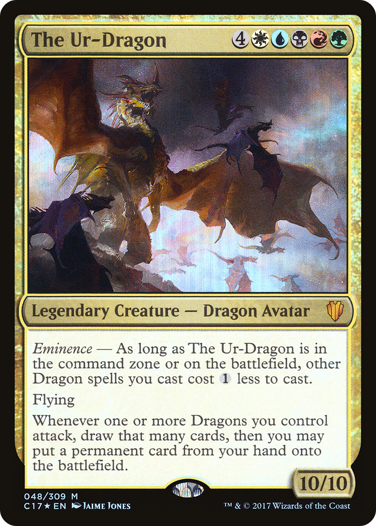 The Ur-Dragon (C17-048) - Commander 2017 Foil