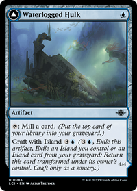 Waterlogged Hulk (LCI-083) - The Lost Caverns of Ixalan Foil