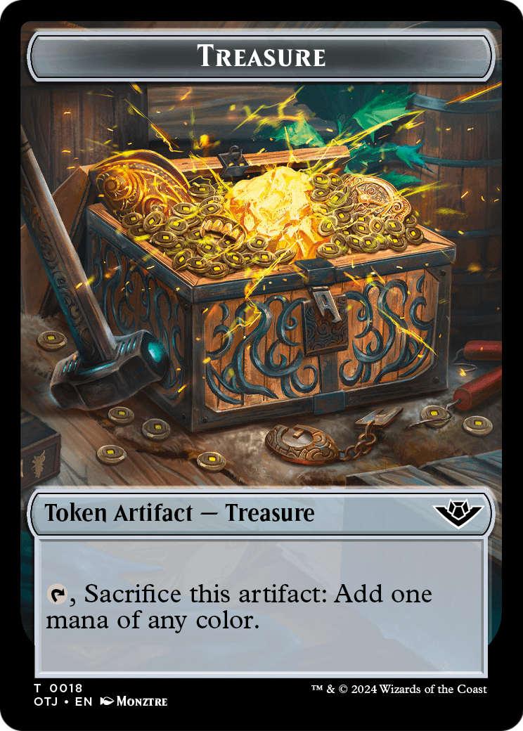 Treasure (TOTJ-018) - Outlaws of Thunder Junction Tokens