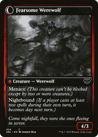 Fearful Villager (DBL-424) - Innistrad: Double Feature: (Double Faced Transform)