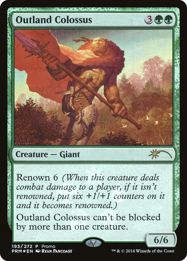 Outland Colossus (UMP-193) - Magic Origins Promos Foil