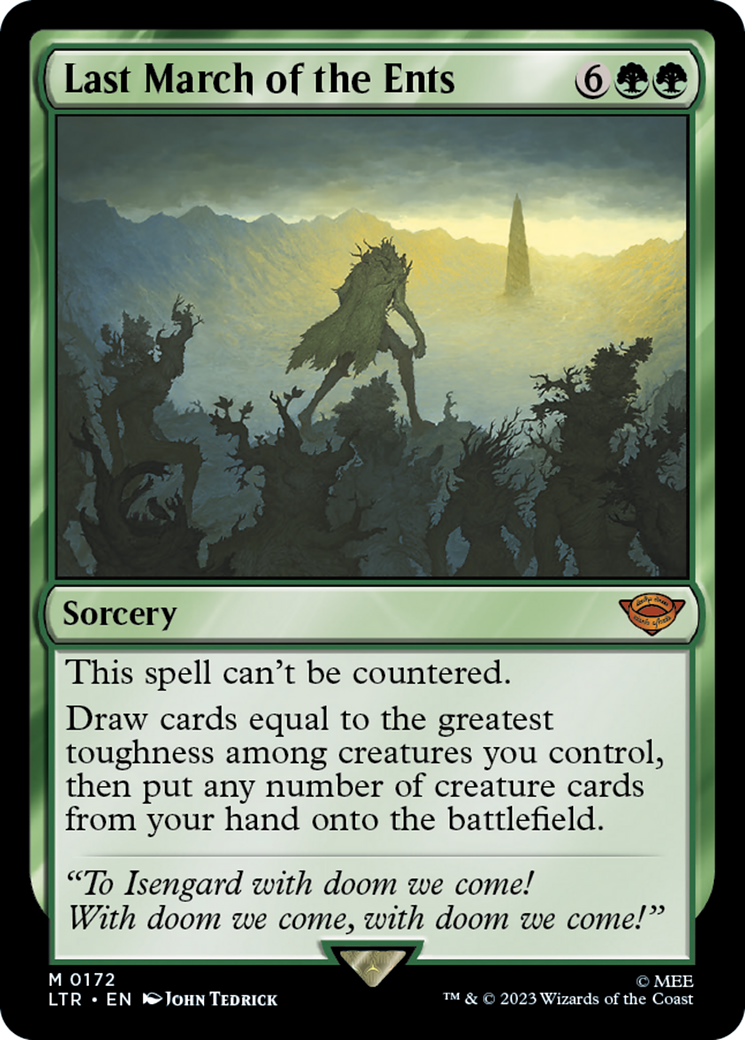Last March of the Ents (LTR-172) - The Lord of the Rings: Tales of Middle-earth