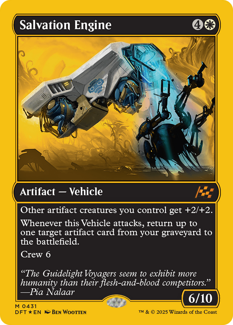 Salvation Engine (First-Place Foil) (DFT-431) - Aetherdrift Foil