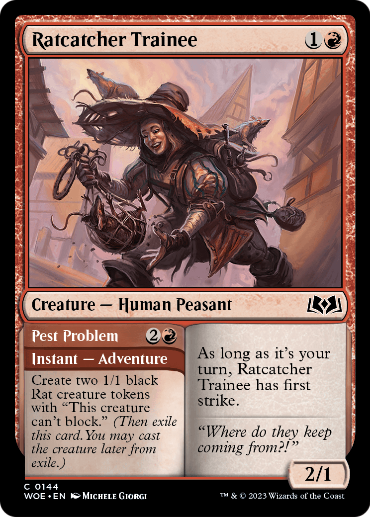 Ratcatcher Trainee (WOE-144) - Wilds of Eldraine