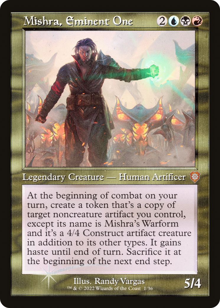 Mishra, Eminent One (Retro Frame) (BRC-001) - The Brothers' War Commander
