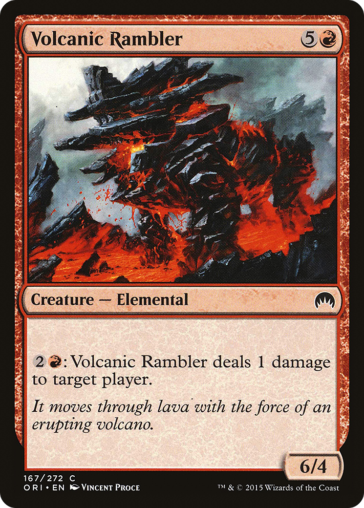 Volcanic Rambler (ORI-167) - Magic Origins Foil