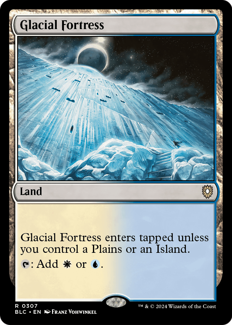 Glacial Fortress (BLC-307) - Bloomburrow Commander
