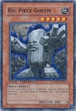 Big Piece Golem (DTP1-EN023) - Duel Terminal - Preview Limited