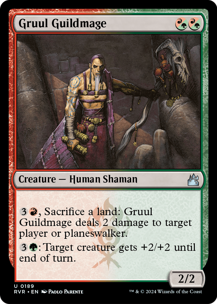 Gruul Guildmage (RVR-189) - Ravnica Remastered Foil