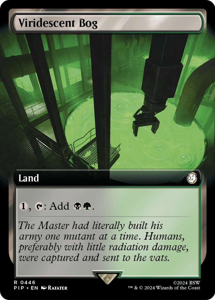 Viridescent Bog (Extended Art) (PIP-446) - Fallout: (Extended Art)