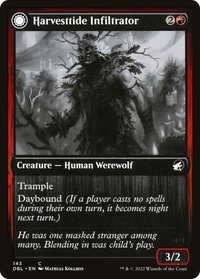Harvesttide Infiltrator (DBL-143) - Innistrad: Double Feature: (Double Faced Transform)