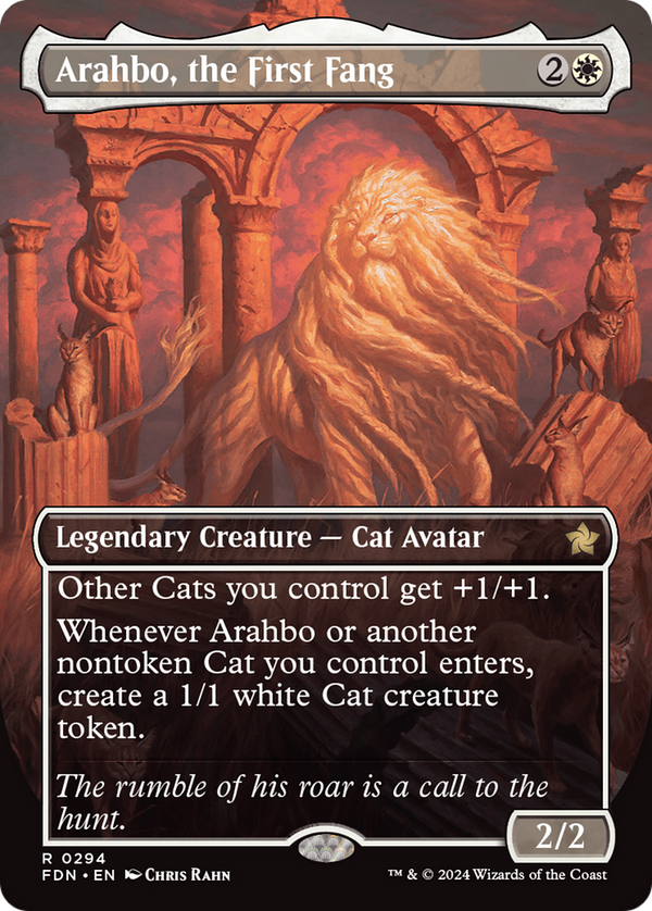 Arahbo, the First Fang (Borderless) (FDN-294) - Foundations